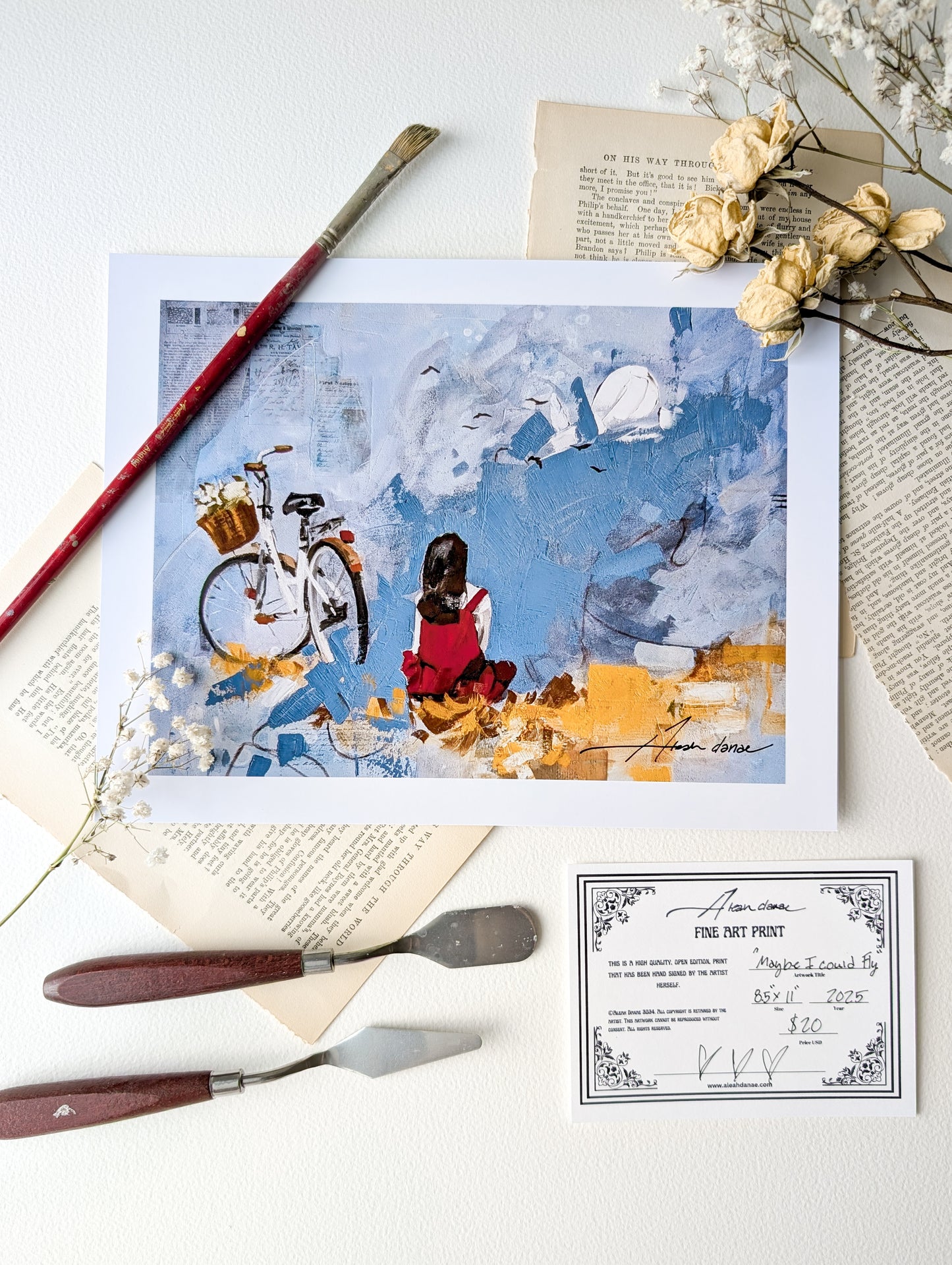 "Maybe I Could Fly" Print