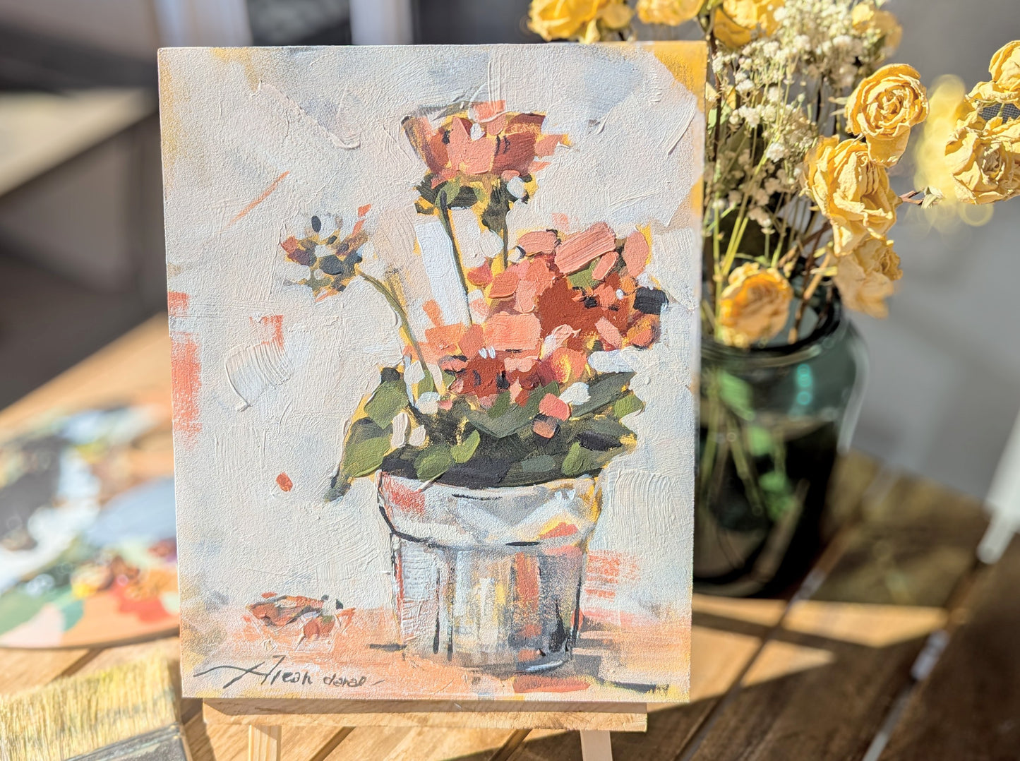 Spring Acrylic Paint Class