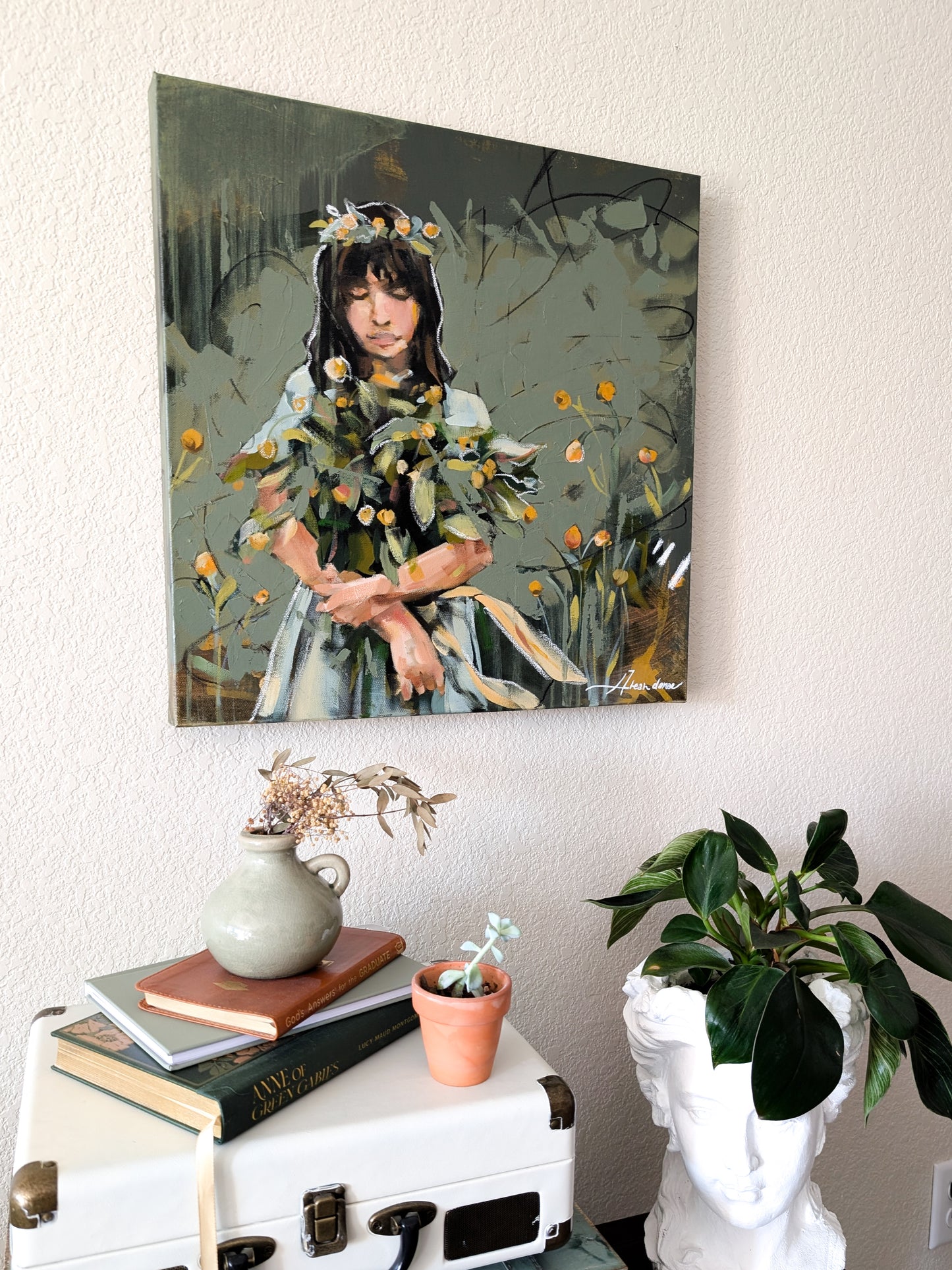"Held in My Heart" Original Painting