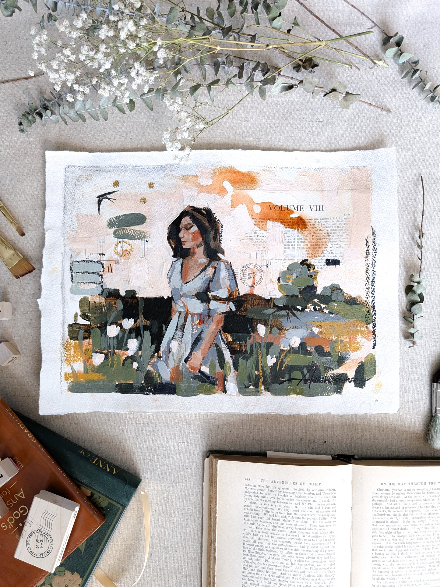 "In the Pasture" Original Painting