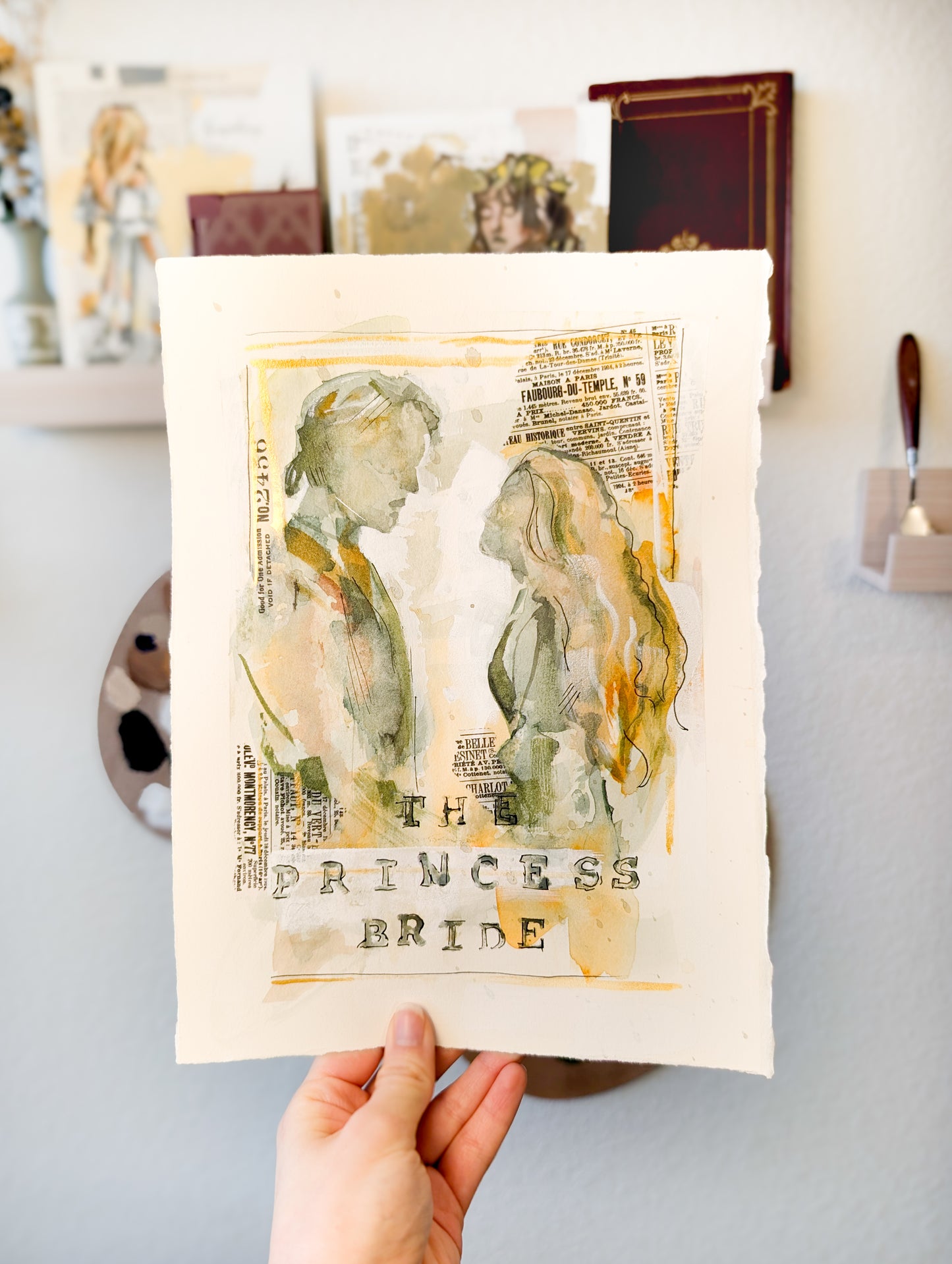 "The Princess Bride Study" Original Watercolor