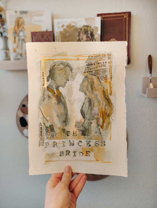 "The Princess Bride Study" Original Watercolor