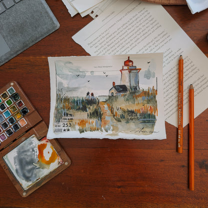 Anne Inspired Original Watercolor