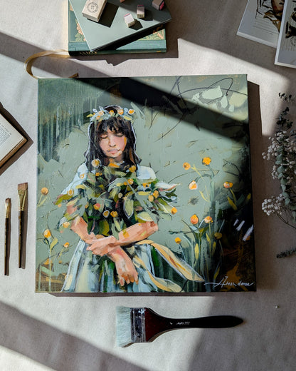"Held in My Heart" Original Painting