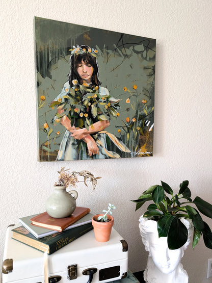 "Held in My Heart" Original Painting
