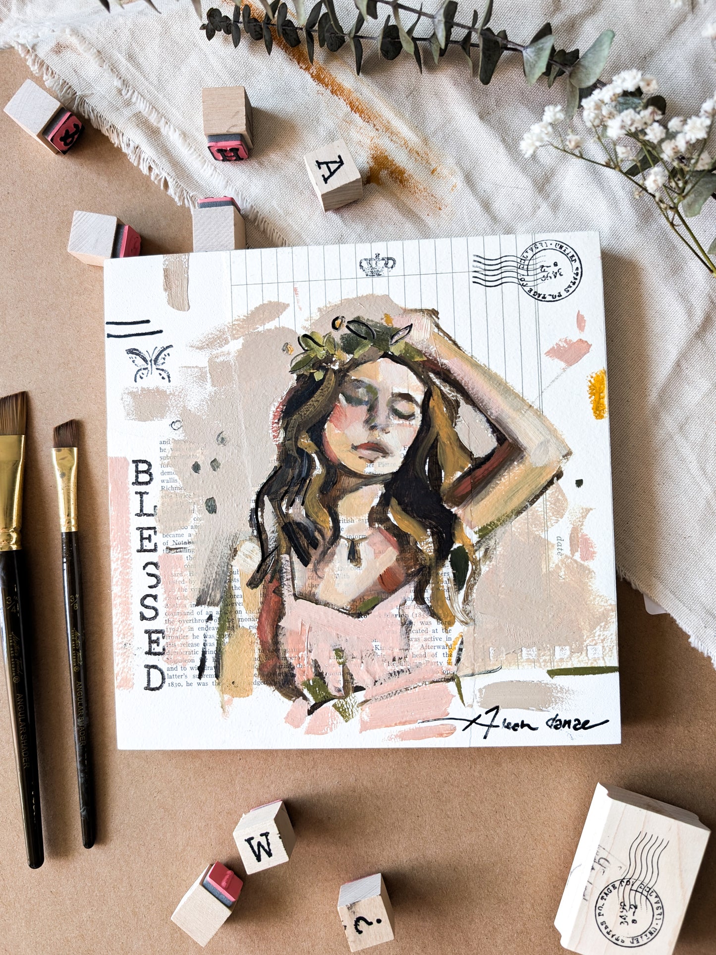 "Blessed" Original Painting