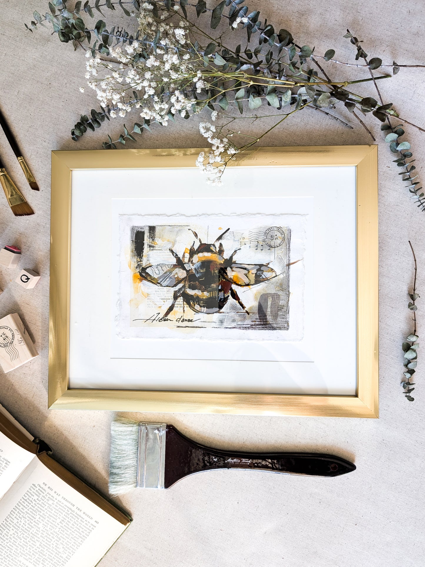 "Bee Study #1" Original Painting