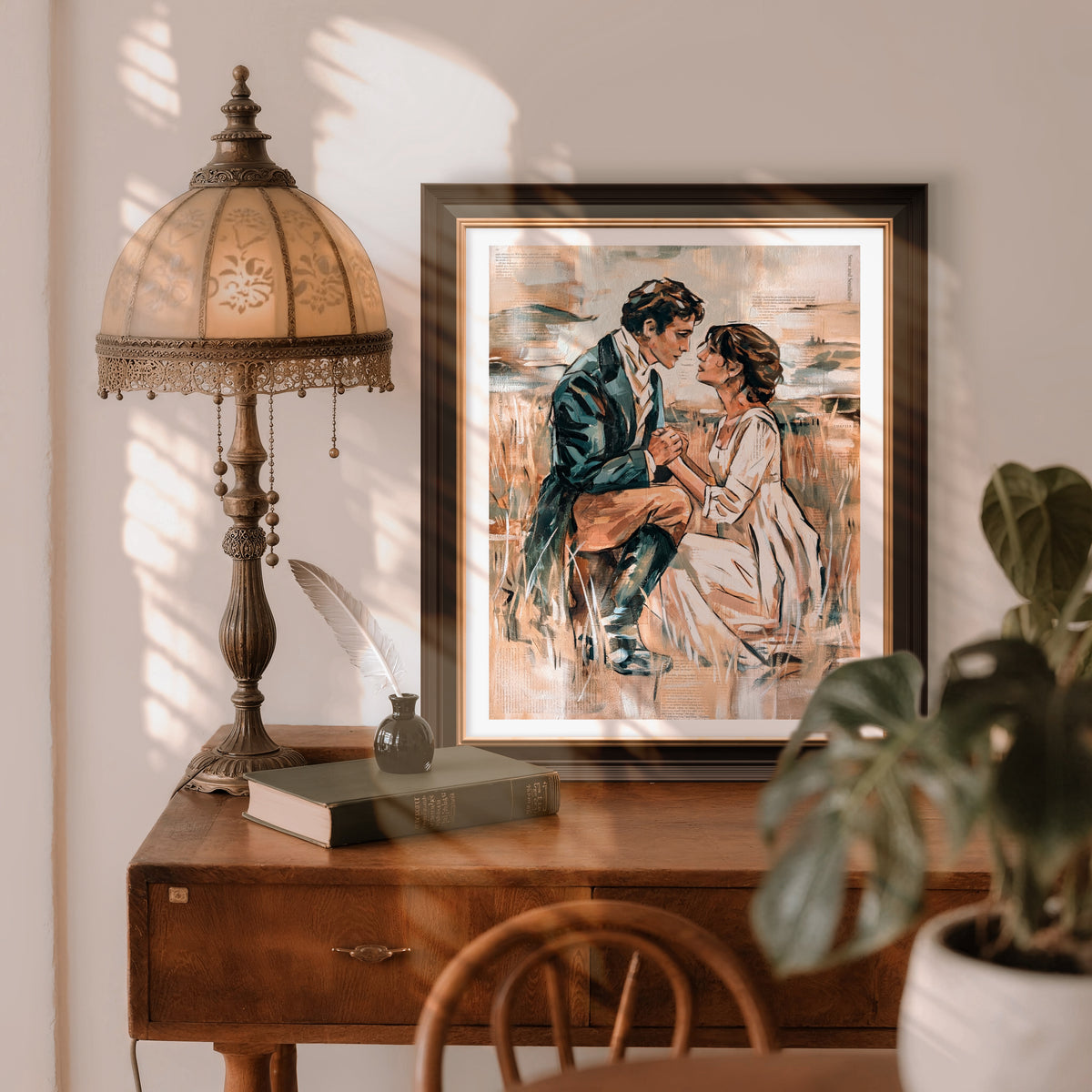 "Edward and Elinor" Print