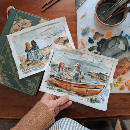 Anne Inspired Original Watercolor