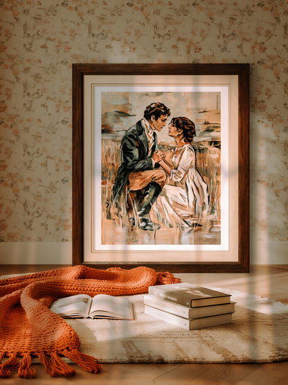 "Edward and Elinor" Print