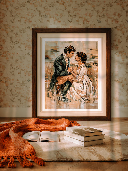 "Edward and Elinor" Print