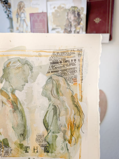 "The Princess Bride Study" Original Watercolor