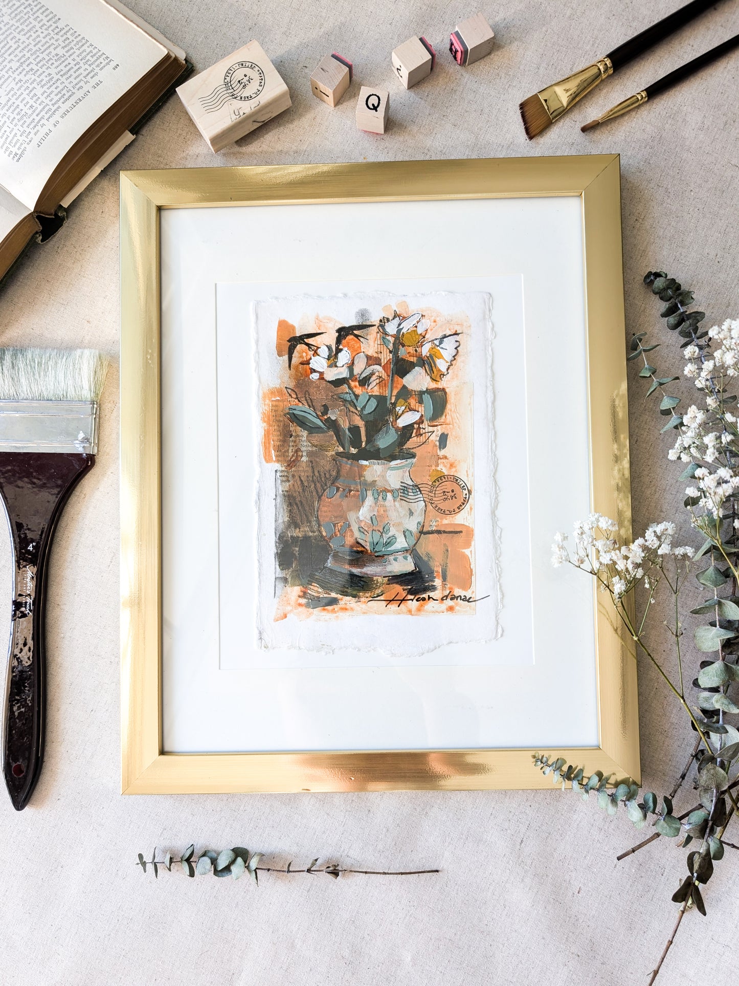 "Dearest Daisies Study" Original Painting