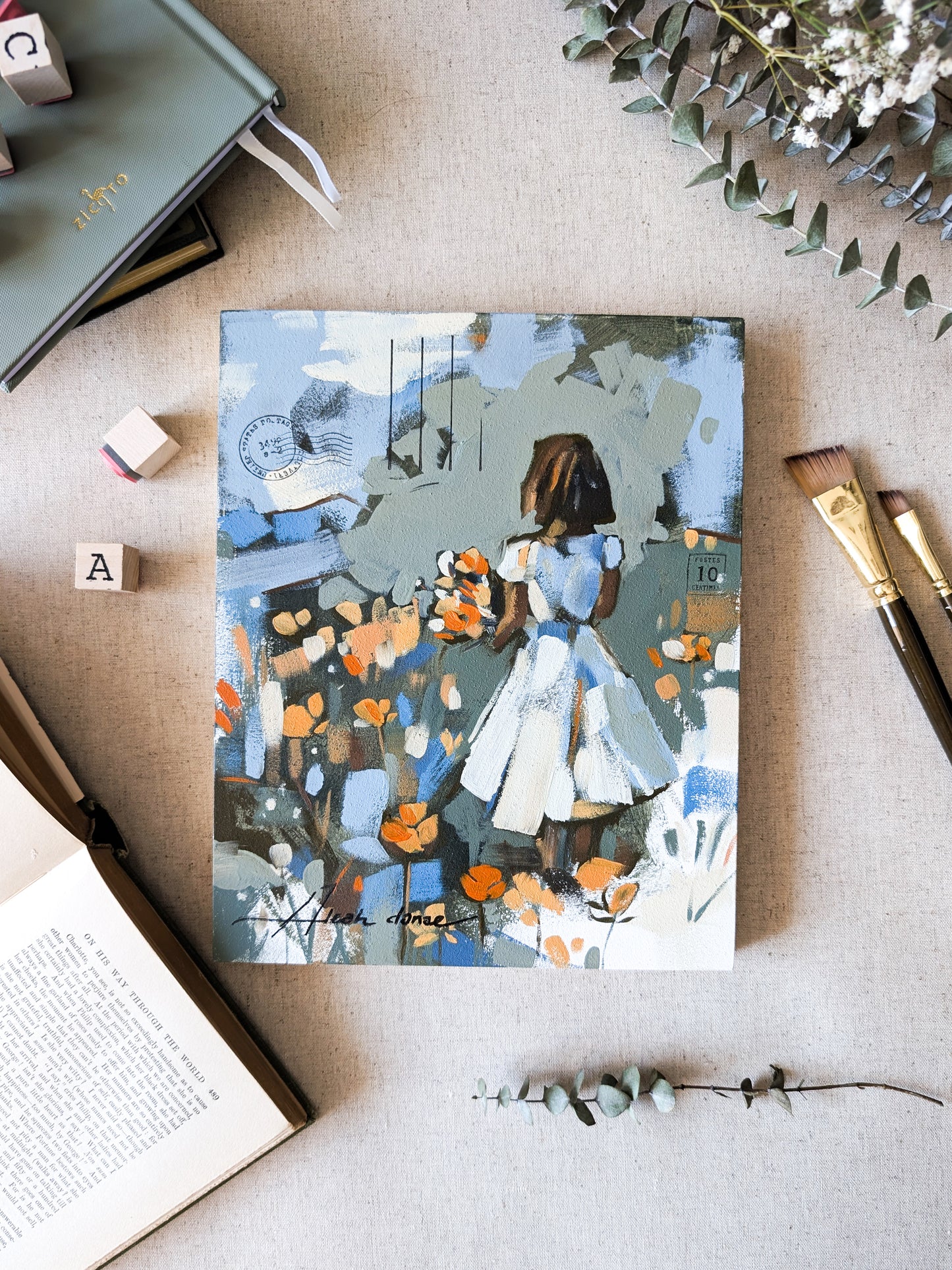 "Spring Sunset" Original Painting