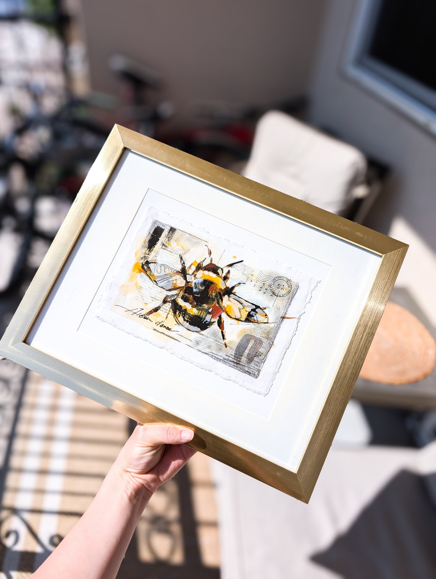 "Bee Study #1" Original Painting